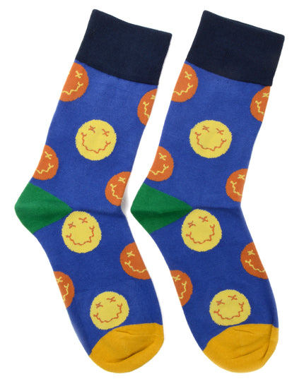 Fun Christmas Socks with Smiley III Design for All Ages
