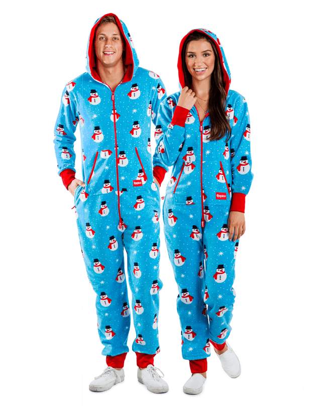 Matching Snowman Is An Island Couples Jumpsuits