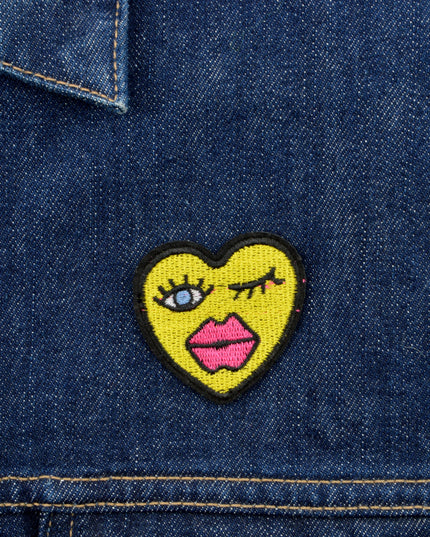 Heart Patch Head for Valentine's Gift for Him or Her