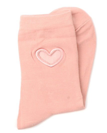 Heart Socks - Zokni Pink Design