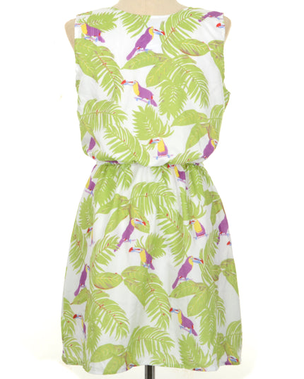 Vibrant Toucan Dress