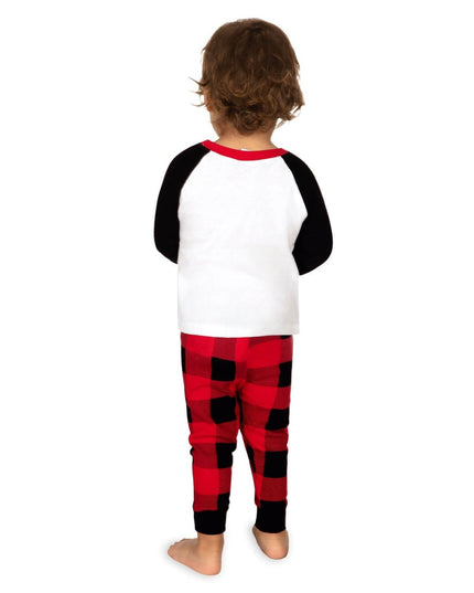Toddler Boy's Team Santa Crew Neck Pajama Set