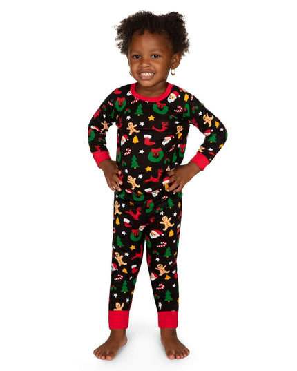 Toddler Girl's Cookie Cutter Crew Neck Pajama Set