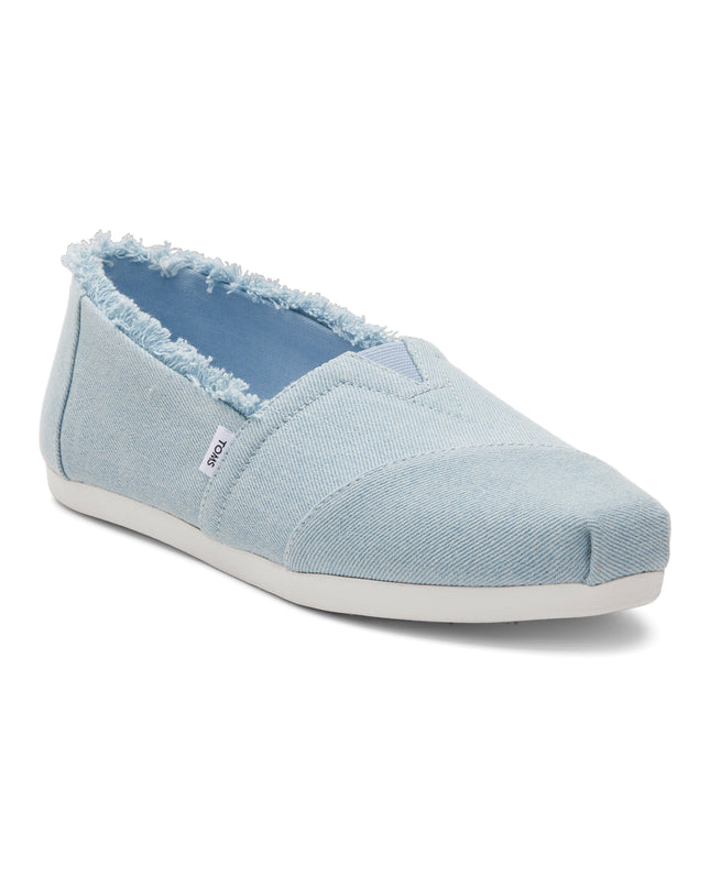 TOMS Alpargata - Pastel Blue Washed Denim