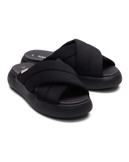TOMS Alpargata Mallow Crossover - Black Slippers