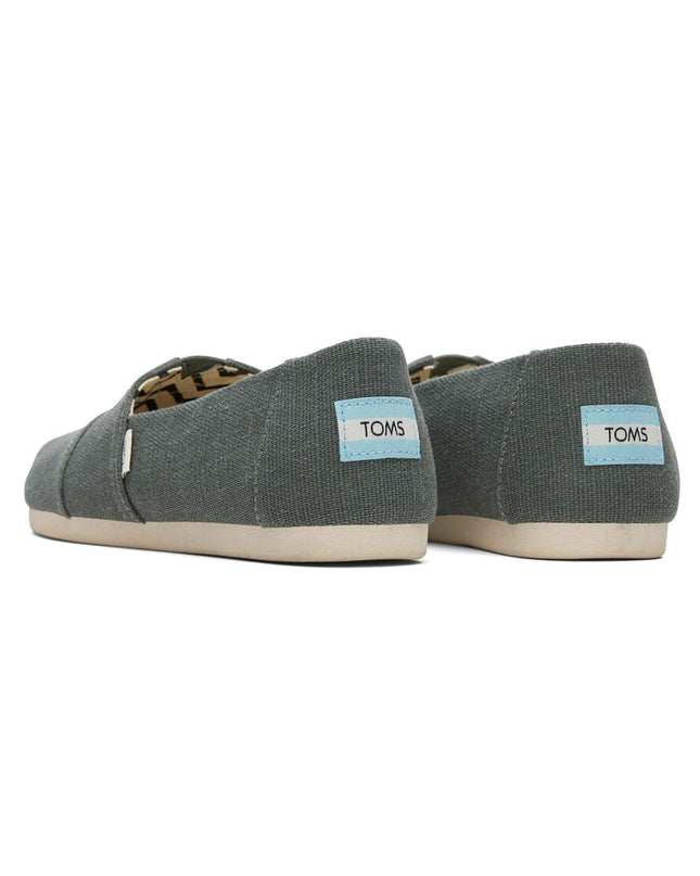 Bonsai Green Canvas Slippers by TOMS