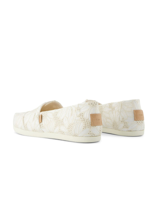 TOMS Alpargata Classic - Natural Floral Eyelet