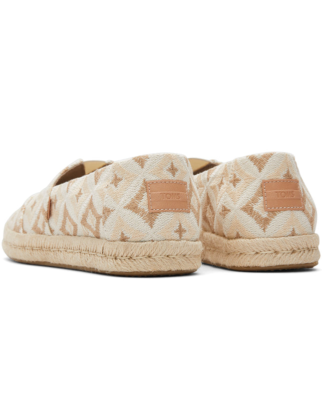 TOMS Alpargata Rope - Natural Geometric Woven