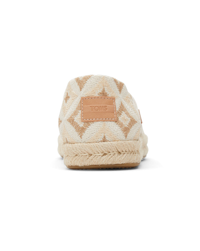 TOMS Alpargata Rope - Natural Geometric Woven