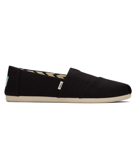 TOMS Recycled Cotton Canvas - Black Slippers