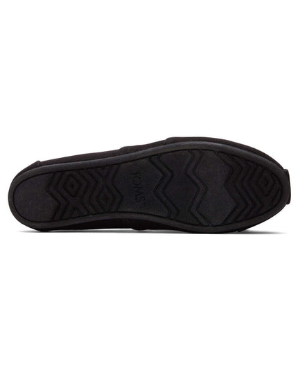 TOMS Recycled Cotton Canvas - Black Slippers