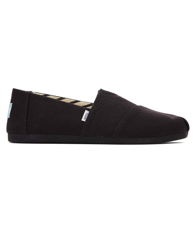 TOMS Recycled Cotton Canvas - Black Slippers