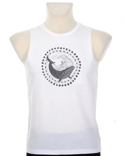 Unisex Whale Print Tank Top