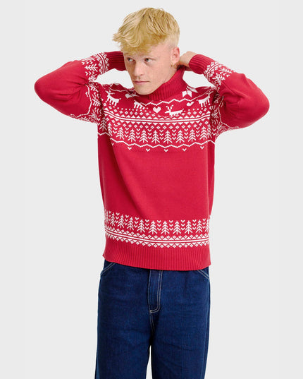 Men's Greenland Christmas Turtleneck Sweater