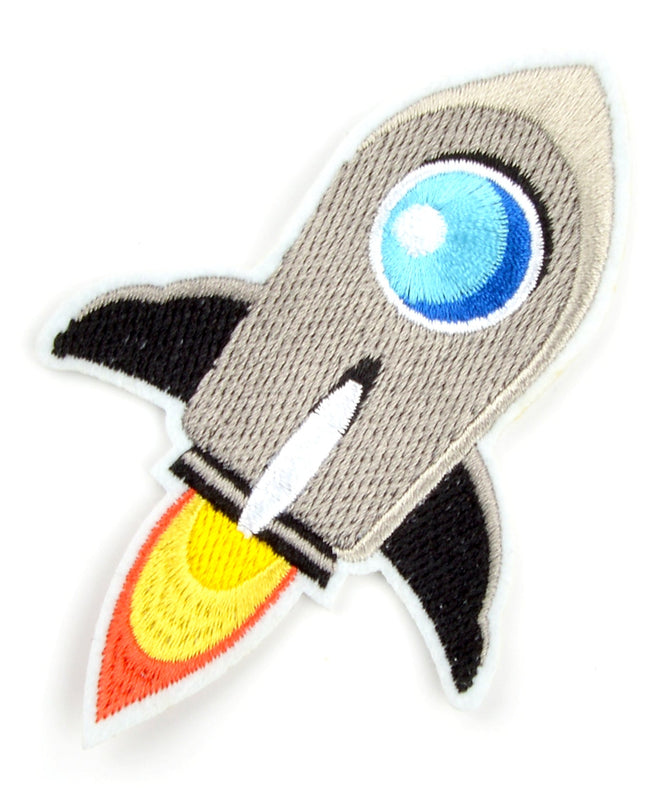Rocket I Patch - Fun Accessory for Kids and Adults