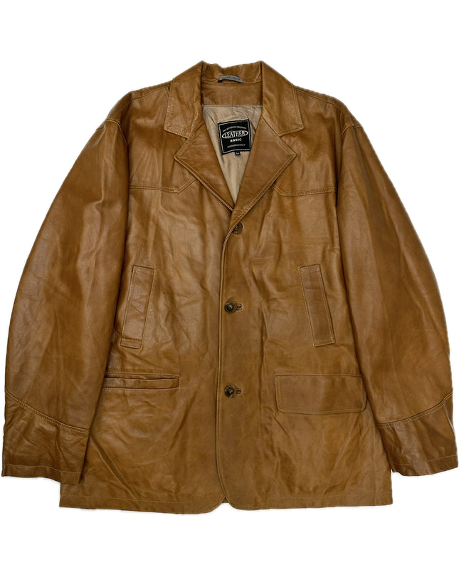 Vintage Brown Leather Jacket