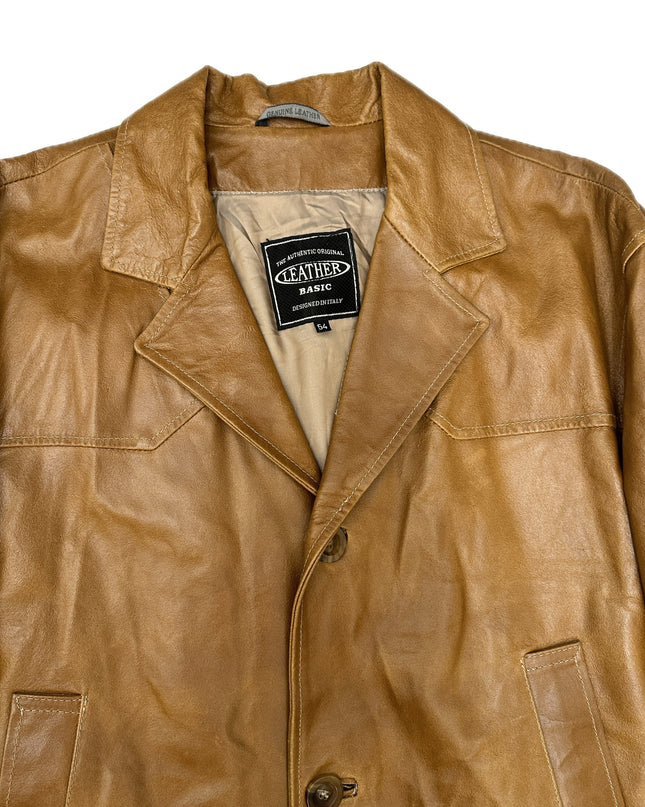 Vintage Brown Leather Jacket