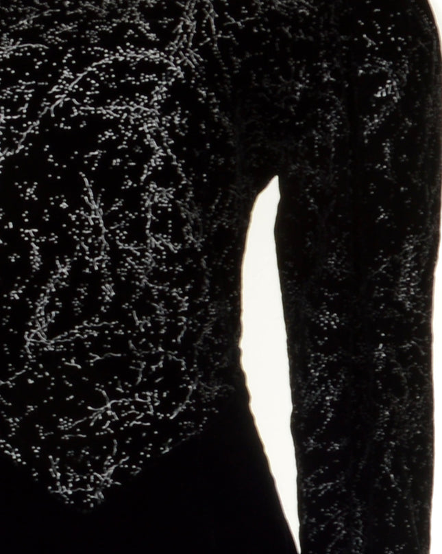 Vintage Velvet Dress - Black