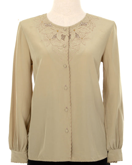 Vintage Blouse - Perforated