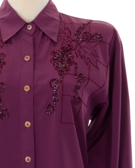 Vintage Blouse - Grapes