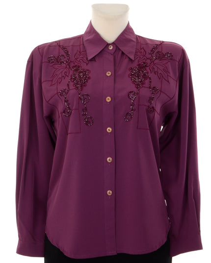 Vintage Blouse - Grapes