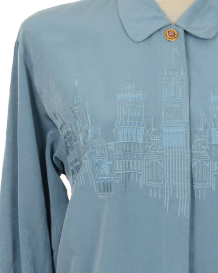 Vintage Blouse - Cityscape