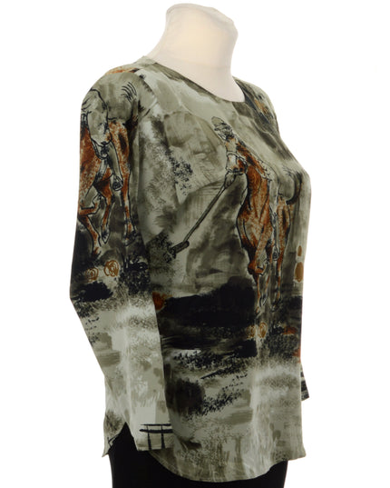 Vintage Equestrian Blouse