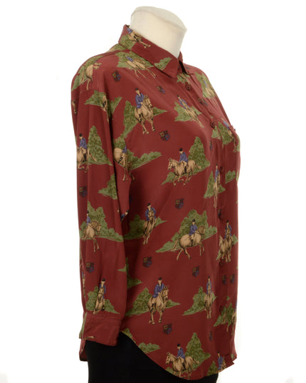 Vintage Blouse - Equestrian