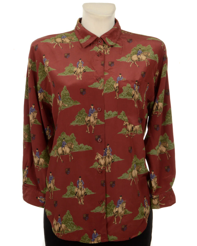 Vintage Equestrian Blouse