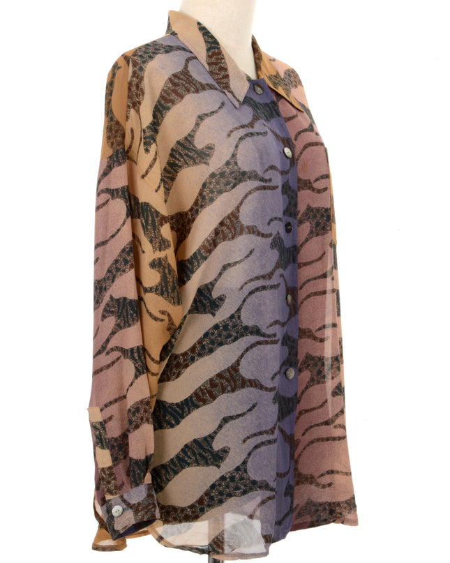 Vintage Blouse - Cheetah