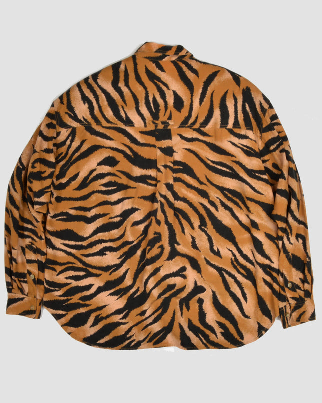 Tiger Print Vintage Blouse