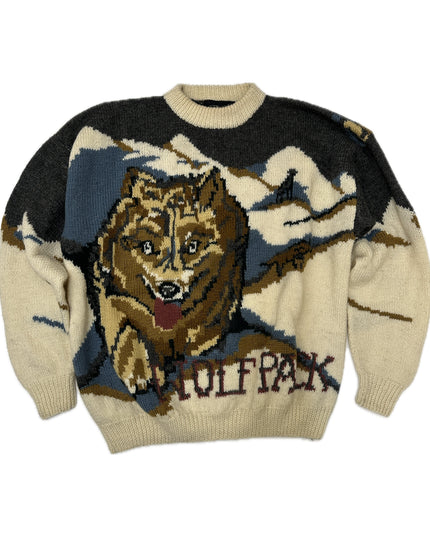 Vintage Wolf Sweater - Holiday Collection for All