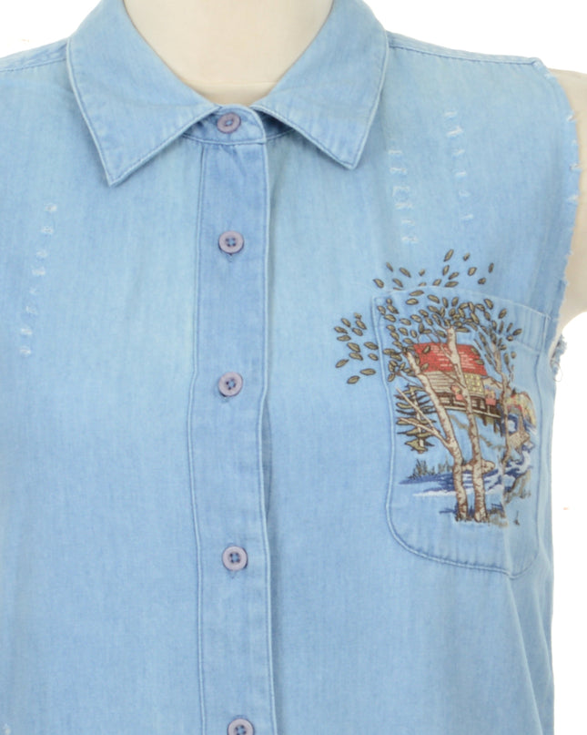 Vintage Shirt - Embroidered Design for Classic Style