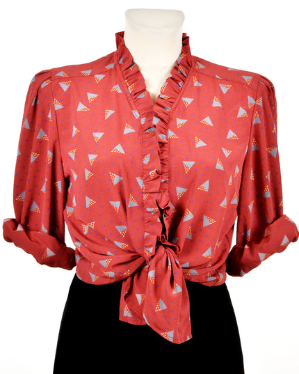 Vintage Blouse - Ruffled