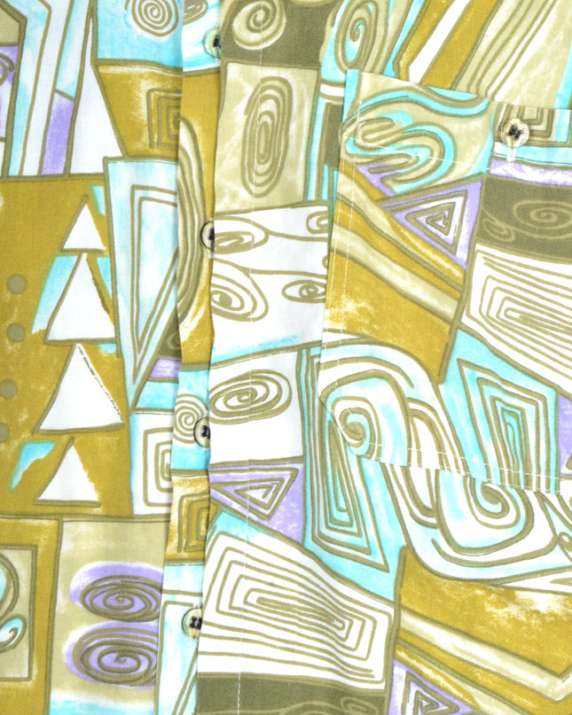 Vintage Cute Button-Up Shirt - Holiday Sweater Collection