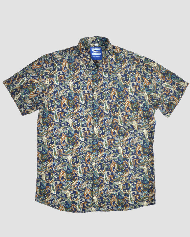 Vintage Bandana Button-Up Shirt - Holiday Sweater Collection