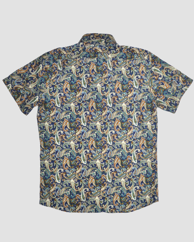 Vintage Bandana Button-Up Shirt - Holiday Sweater Collection