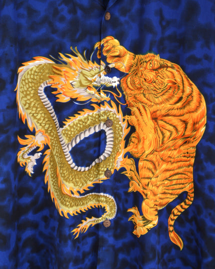 Vintage Tiger and Dragon Shirt