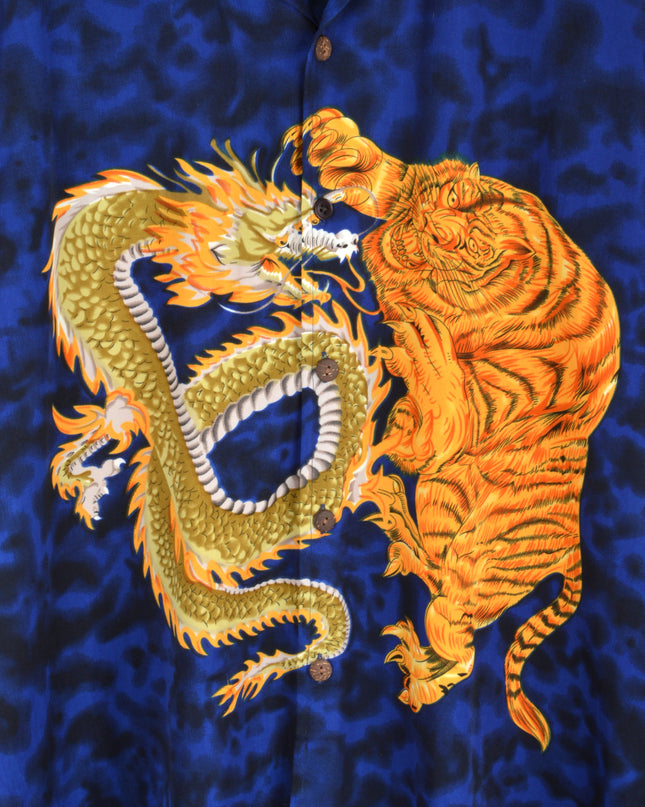 Vintage Shirt - Tiger & Dragon Design
