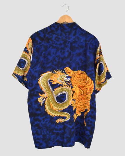 Vintage Tiger and Dragon Shirt