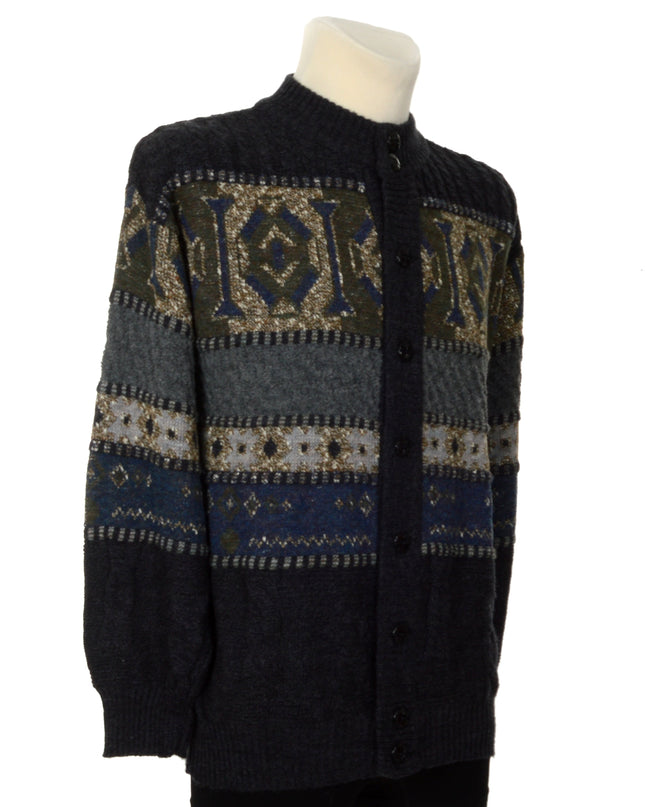 Vintage Cardigan - Gray Limited Edition Christmas Sweater for Men