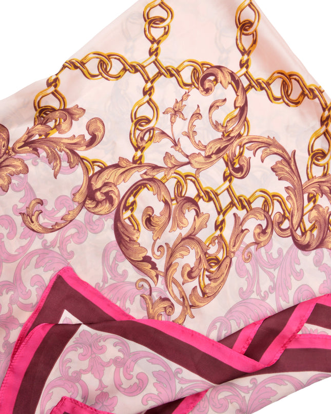 Vintage Scarf - Chain Pink