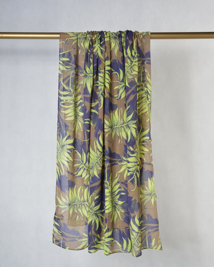 Vintage Scarf - Green Leaf | Accessories