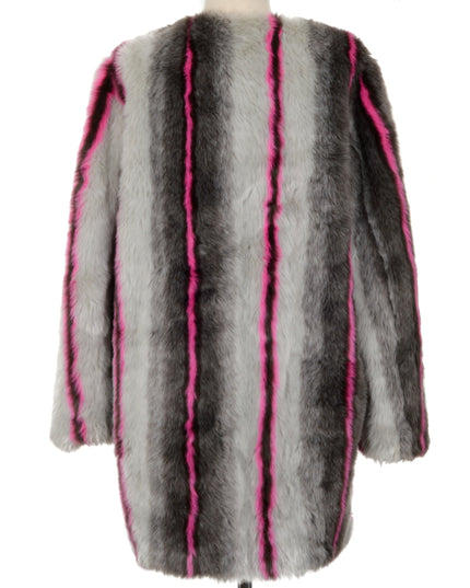 Striped Vintage Fur Coat