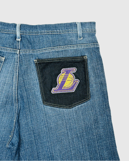 Vintage Lakers NBA Denim Shorts