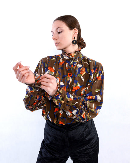 Vintage Blouse - Ruffled