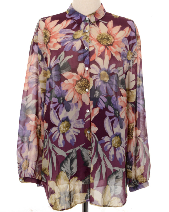Vintage Blouse - Echinacea