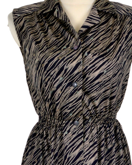 Vintage Dress - Diagonal Design | Handle: vintage-dress-diagonal