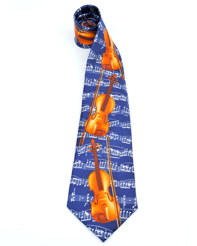 Vintage Tie - Violin | Christmas Ties
