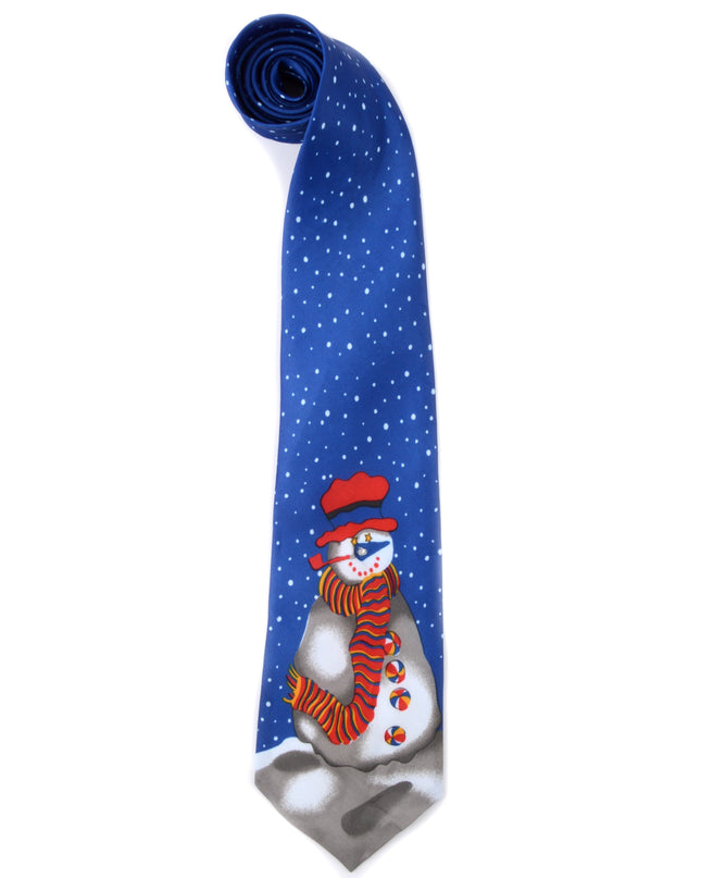 Vintage Tie - Snowman